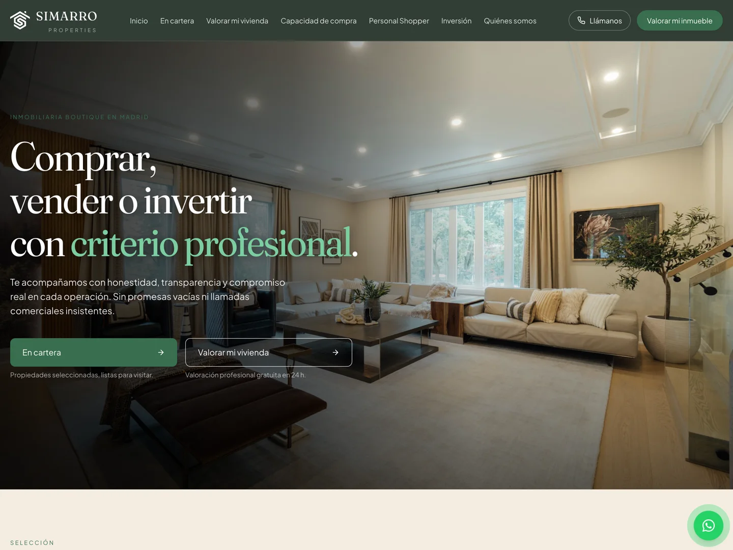Web de Simarro Properties